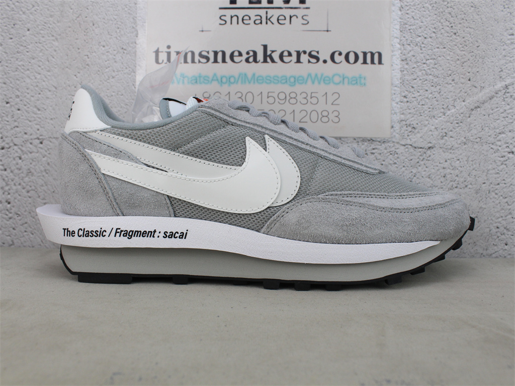 Fragment x Sacai x Nike LDWaffle Light Smoke Grey DH2684 001